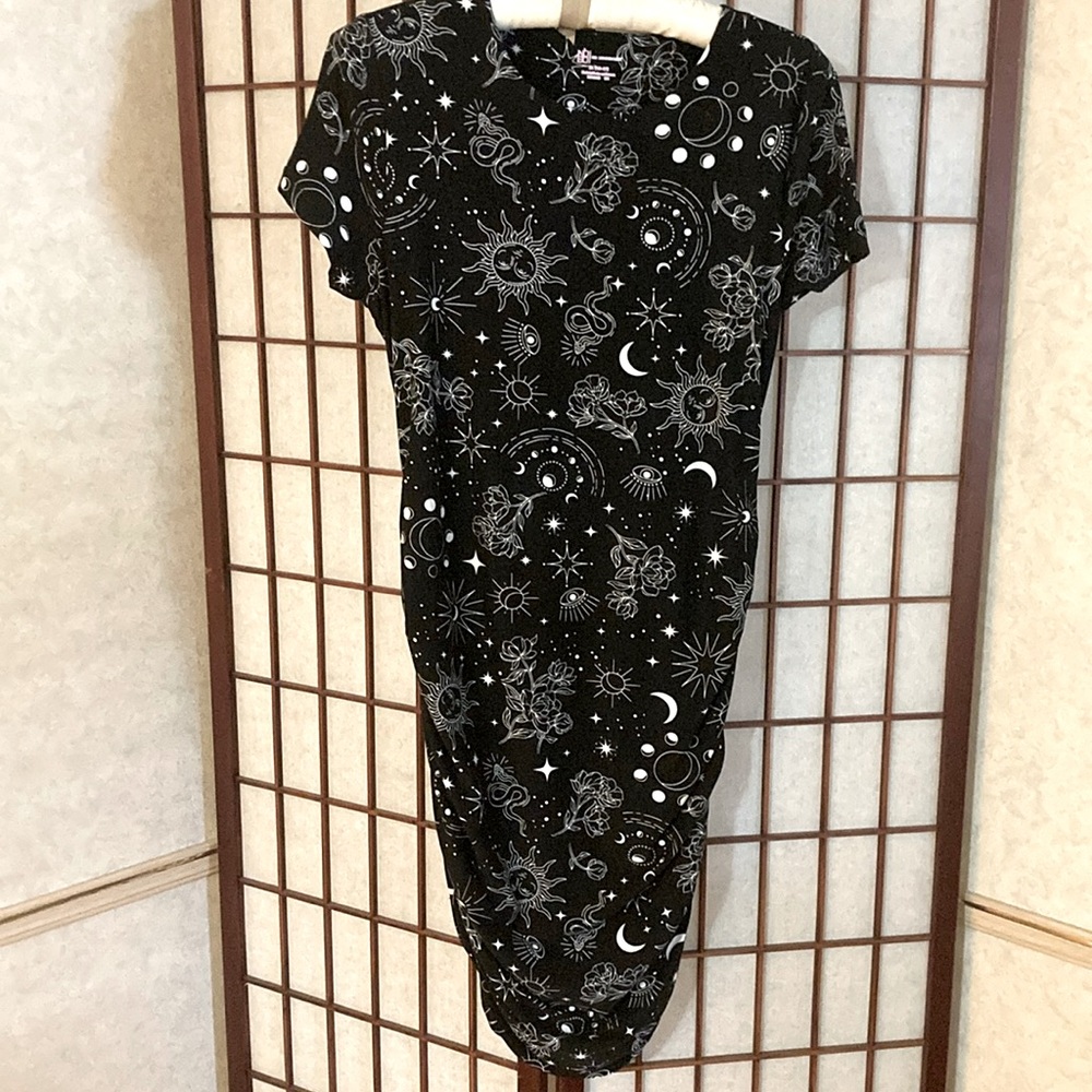 XL Dress -B/W stretch